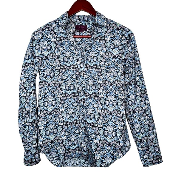 LIBERTY FABRIC x J.CREW The Perfect Shirt in Sea Grass Floral Print - Picture 3 of 8